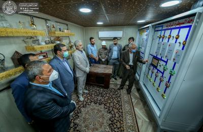 الأمين العام للعتبة العلوية : أقسام العتبة العلوية ستشهد نهضة واسعة في مجال تحسين الأداء وتقديم الخدمات للزائرين