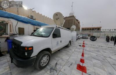 قسم الإعلام في العتبة العلوية ينقل مراسيم ذكرى شهادة الإمام الحسن العسكري (ع) عبر بث فضائي مباشر 