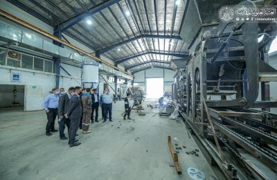 وفد جامعة البصرة يقوم بجولة في المشاريع التنموية التابعة للعتبة العلوية المقدسة 