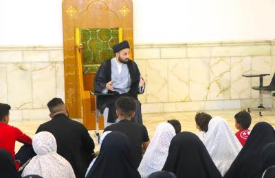 عوائل شهداء محافظة ذي قار في ضيافة العتبة العلوية المقدسة 