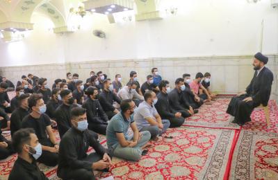 قسم الشؤون الدينية في العتبة العلوية المقدسة يستضيف كوكبة من أساتذة وأطباء محافظات الفرات الأوسط