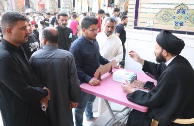 قسم الشؤون الدينية في العتبة العلوية ينشر محطاته الاستفتائية ضمن برنامجه لزيارة الأربعين