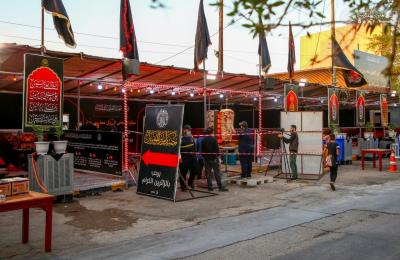مضيف العتبة العلوية يفتتح موقع (عمار بن ياسر) لتوزيع بركات أمير المؤمنين على زائري أربعينية الإمام الحسين (عليهما السلام) 