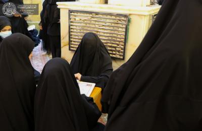  الإرشاد والتوجيه الديني النسوي في العتبة العلوية... نشر محطات الإجابة عن المسائل الشرعية للزائرات 