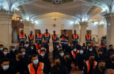  الإخلاء الطارئ في العتبة العلوية... جهود ميدانية كبيرة لخدمة زائري أربعينية الإمام الحسين ( عليه السلام)