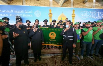 العتبة العلوية المقدسة ...استراحة المرتضى(ع)على طريق (ياحسين) تستضيف وفد العتبة الرضوية المقدسة ووفود أكاديمية ورسمية مختلفة
