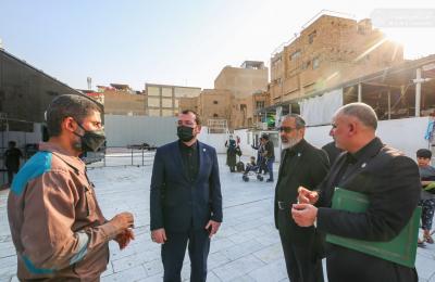 اللجنة العليا لإدارة زيارة الأربعين في العتبة العلوية تثمّن جهود المواكب الحسينية الساندة لخدمة زائري مرقد أمير المؤمنين (ع)