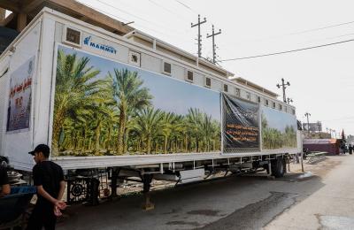 آليات العتبة العلوية تقدم خدماتها المبكرة للزائرين الوافدين الى مدينة سامراء لإحياء شهادة الإمام العسكري ( عليه السلام)
