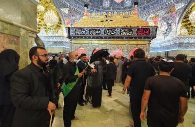 وفد العتبة العلوية يصل سامراء وينشر كوادره لتقديم الدعم اللوجستي والأمني والخدمي لزائري الإمام العسكري ( عليه السلام) في ذكرى شهادته