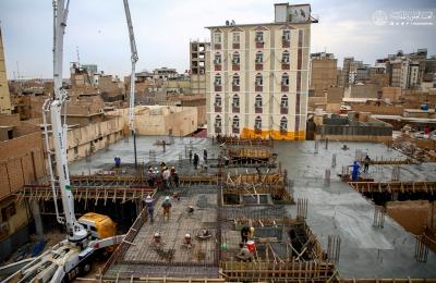قسم الشؤون الهندسية في العتبة العلوية يستأنف أعماله بمشروع (المركز العلوي للفكر والثقافة) 