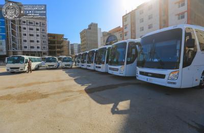 قسم الآليات في العتبة العلوية..جهود كبيرة لخدمة المرقد الطاهر وزائريه الكرام