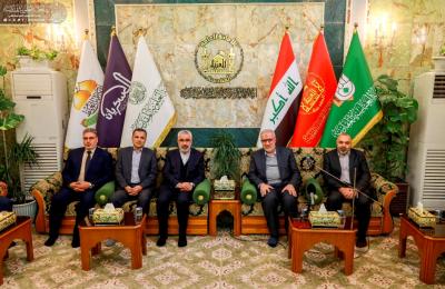 الأمين العام للعتبة العلوية المقدسة يتشرف بزيارة العتبة الحسينية المقدسة