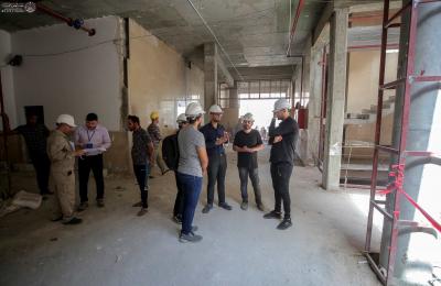 كوادر ونخب هندسية تطلع على طبيعة التصاميم المنفذة بمشاريع العتبة العلوية المقدسة  