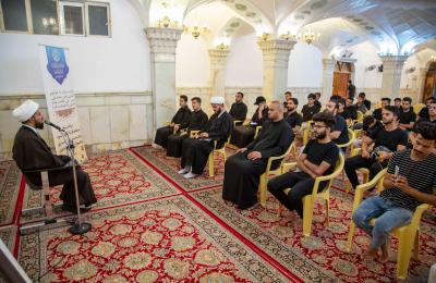 وفد شبابي في ضيافة العتبة العلوية المقدسة