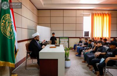 دار القرآن الكريم في العتبة العلوية المقدسة تستقبل وفداً قرآنياً من دار المعارف الاسلامية في غماس 