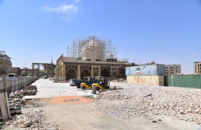 العتبة العلوية المقدسة تواصل العمل لإنجاز مشروع مقام الإمام السجاد (عليه السلام)