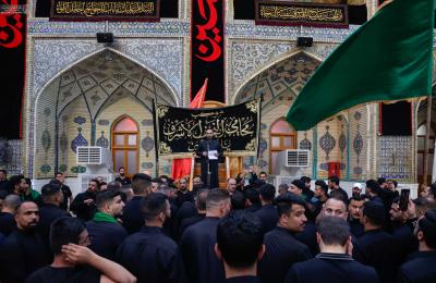 ضمن برنامجها في استقبال مواكب العزاء.. العتبة العلوية المقدسة تستقبل موكب عزاء نقابة المُحامِين