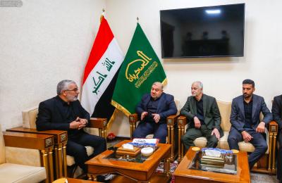 الأمين العام للعتبة العلوية المقدسة يزور العتبة العسكرية المقدسة ويلتقي بأمينها العام