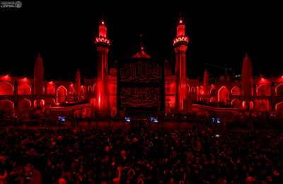 بحضور علمائي ورسمي .. العتبة العلوية المقدسة ترفع راية الحزن والحداد إيذاناً بحلول شهر محرم الحرام