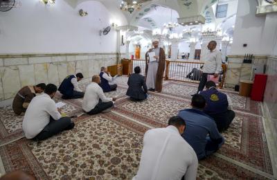 شعبة التبليغ الديني تختتم دورة تثقيفية لتعزيز الوعي العقدي والأخلاقي لخدم العتبة العلويّة المقدّسة 
