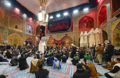 في ذكرى وفاة السيدة زينب (ع) .. العتبة العلوية المقدسة تستقبل 300 موكب للعزاء 