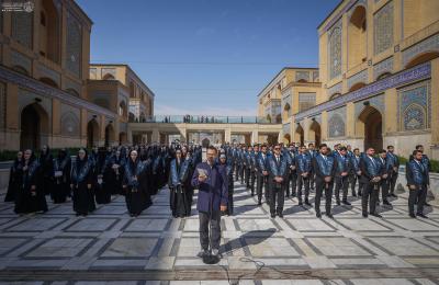 نخبة من خريجي كلية الطب في جامعة الكوفة  في ضيافة العتبة العلويّة المقدّسة 