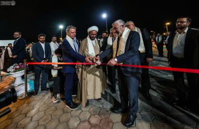 الأمين العام للعتبة العلوية المقدسة يفتتح المرحلة الثانية من مشروع حدائق استراحة النخيل الخاصّة بخدمة الزائرين وأبناء محافظة النجف الأشرف 
