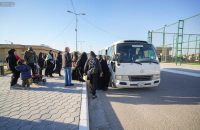 بعد 5 أشهر من الاستضافة .. العتبة العلوية المقدسة تُودِّع آخر مجموعة من الإخوة اللبنانيّين
