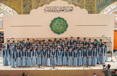 أصواتٌ قرآنية واعدة .. أكثر من 80 برعماً يشارك في المحفل القرآني الرمضاني بالصحن الحيدري الشريف