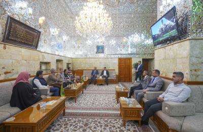 في إطار تعزيز التعاون العلمي والبحثي .. وفد مصري من جامعة المنصورة يزور العتبة العلويّة المقدّسة 