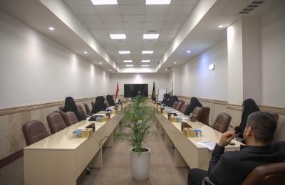 مركز نَظْم في العتبة العلويّة المقدّسة  يُكمل مقابلات الخادمات المرشحات لدورة إعداد المدرّبين