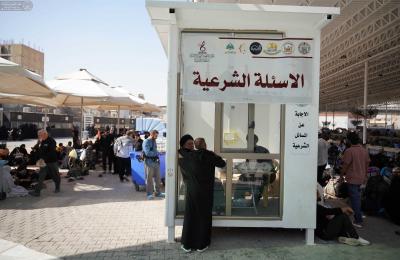 انطلاق مشروع المحطات الاستفتائية حول الصحن العلويّ الشريف لخدمة زائري الأربعين