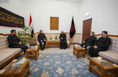 الأمين العام للعتبة العلوية المقدسة يستقبل وزير النقل