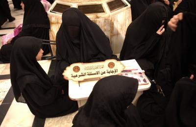 التبليغ الديني النسويّ في العتبة العلويّة المقدّسة يُطلق برنامجًا تبليغيًا موسَّعًا لخدمة زائرات الأربعين