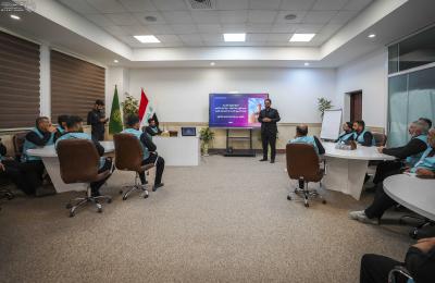 مركز نَظْم للتخطيط والتطوير يُقيم ورشة تدريبية للمتشرّفين بالخدمة لتطوير خدمات دليل الزائرين خلال الزيارات المليونية