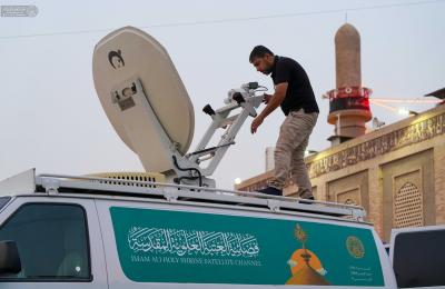 قسم الإعلام في العتبة العلويّة المقدّسة يباشر بنقل وقائع مراسم زيارة الإمام العسكري في ذكرى شهادته الأليمة 