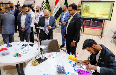 مركز المحسن لثقافة الأطفال في العتبة العلويّة المقدّسة يختتم فعالياته في معرض بغداد الدوليّ للكتاب
