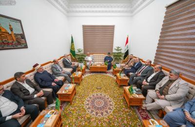 من حرم أمير المؤمنين (عليه السلام) .. العتبة العلوية المقدسة تحتضن لقاءً وديًّا لأُمناء العتبات المقدسة في العراق