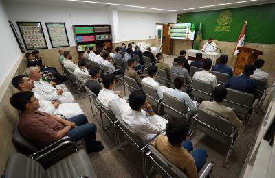 العتبة العلويّة المقدّسة تحتفي بتخريج كوكبة من طلبة الدورات القرآنية في المقامات و بناء التلاوة