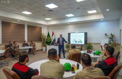 مركز نَظْم للتخطيط والتطوير يقيم برنامجًا في السلامة المهنية لكوادر العتبة العلويّة المقدّسة 