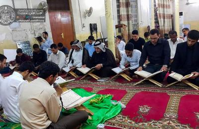العتبة العلوية المقدسة ترعى الختمات القرآنية في أقضية ونواحي النجف الاشرف والديوانية