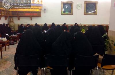 شعبة البحوث والدراسات النسوية في العتبة العلوية المقدسة تقيم محاضرة عقائدية بعنوان (انتظار الفرج أفضل الأعمال)