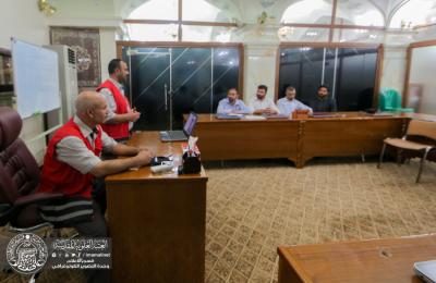   شعبة تنمية الموارد البشرية في العتبة العلوية المقدسة تنظم دورة لتطوير مهارات الاسعافات الاولية بالتنسيق مع الهلال الاحمر العراقي