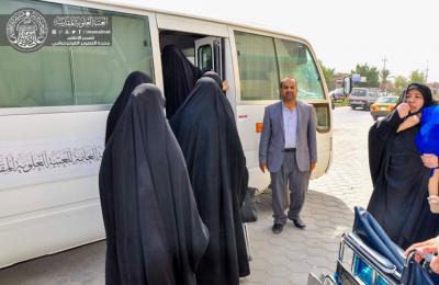 قسم العلاقات العامة في العتبة العلوية المقدسة مستمر بتنفيذ برنامج خدمة كبار السن وذوي الاحتياجات الخاصة لأداء مراسم الزيارة في المرقد العلوي الطاهر