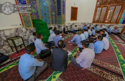 قسم الشؤون الدينية في العتبة العلوية المقدسة يقيم دورة عقائدية لخدم أمير المؤمنين(عليه السلام) 