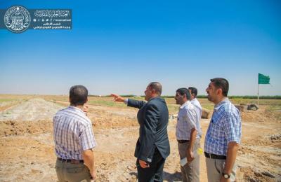 لجنة مشتركة من العتبة العلوية المقدسة والمكتب الاستشاري لجامعة الكوفة تطلع على الانجازات الحاصلة في مزرعة فدك 