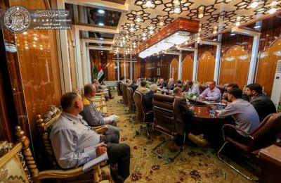 الامين العام للعتبة العلوية المقدسة يشدد على ضرورة الاستمرار في تقديم افضل الخدمات للزائرين والاستعداد الامثل للزيارات المليونية المقبلة