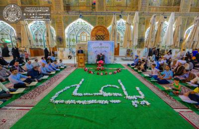 العتبة العلوية المقدسة تستضيف نخبة من قرآء وحفاظ مؤسسة (سديد ) الايرانية لإحياء المحافل القرآنية في رحاب الصحن الحيدري الشريف