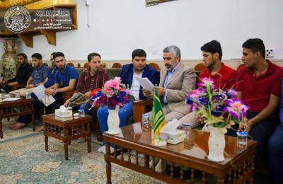 العتبة العلوية المقدسة تحتضن نخبة من شباب مركز جنة الفرات الثقافي