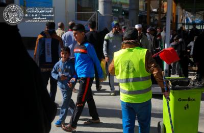 العتبة العلوية المقدسة : أقسام الخدمات الداخلية والخارجية تستنفر كافة منتسبيها لتقديم الخدمات لزائري ذكرى وفاة الرسول الأكرم (صلى الله عليه وآله وسلم)